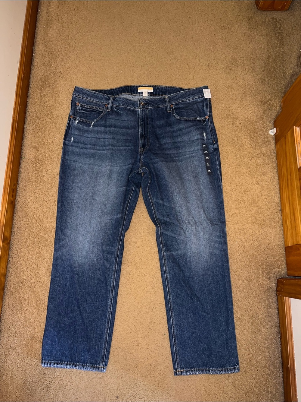 Maurices Dark Blue Straight Leg Jeans